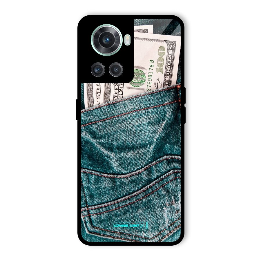 Money in Jeans Glass Back Case for OnePlus 10R