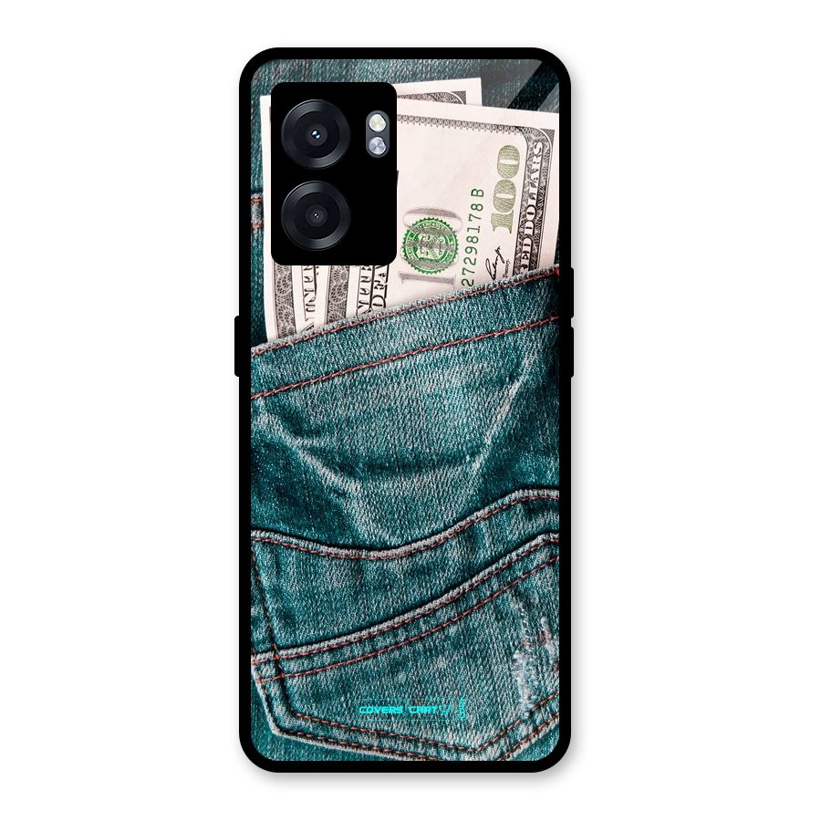 Money in Jeans Glass Back Case for Oppo K10 (5G)
