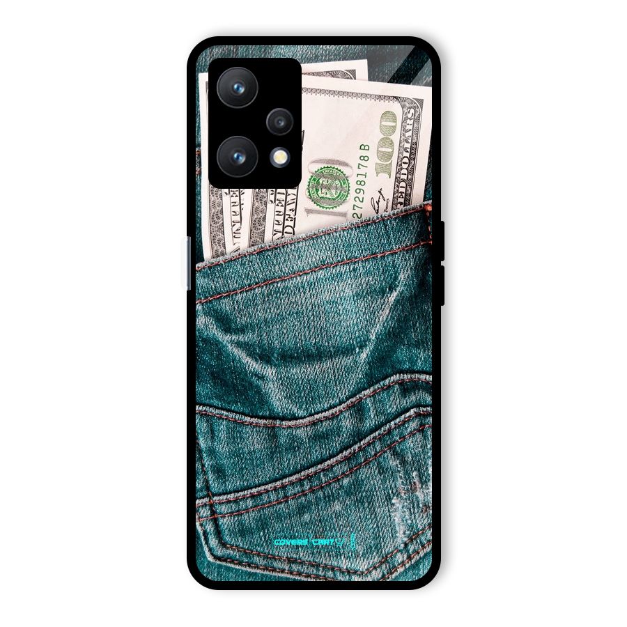Money in Jeans Glass Back Case for Realme 9 Pro 5G