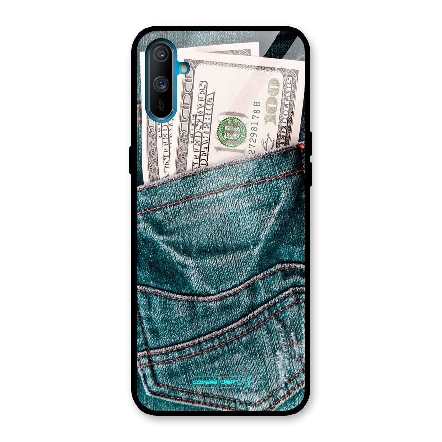 Money in Jeans Glass Back Case for Realme C3