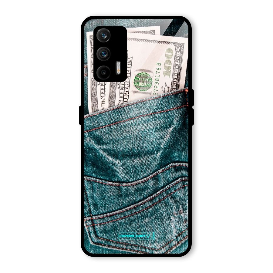 Money in Jeans Glass Back Case for Realme GT 5G