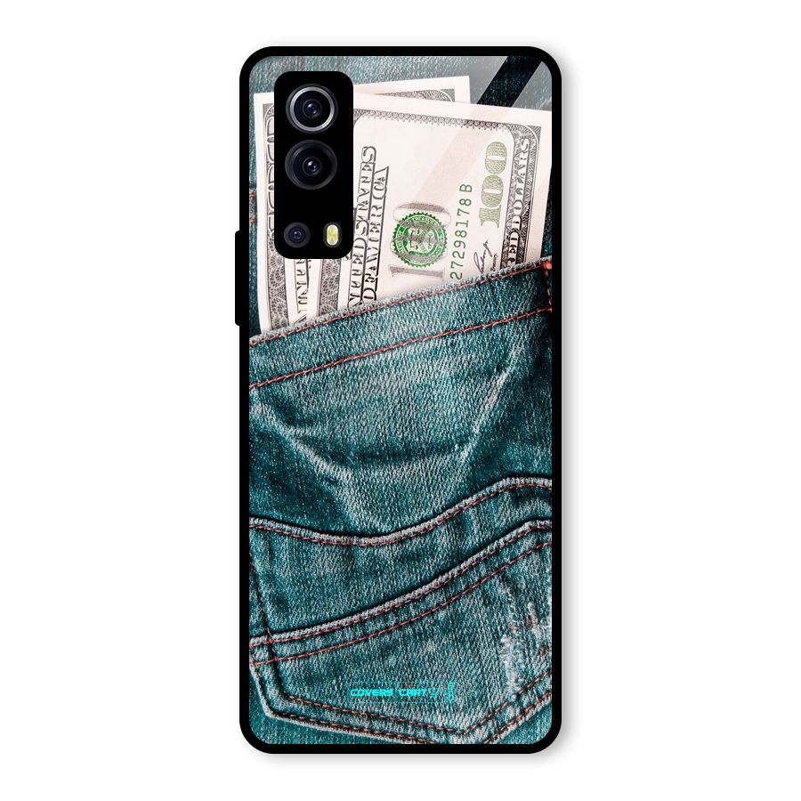 Money in Jeans Glass Back Case for Vivo iQOO Z3