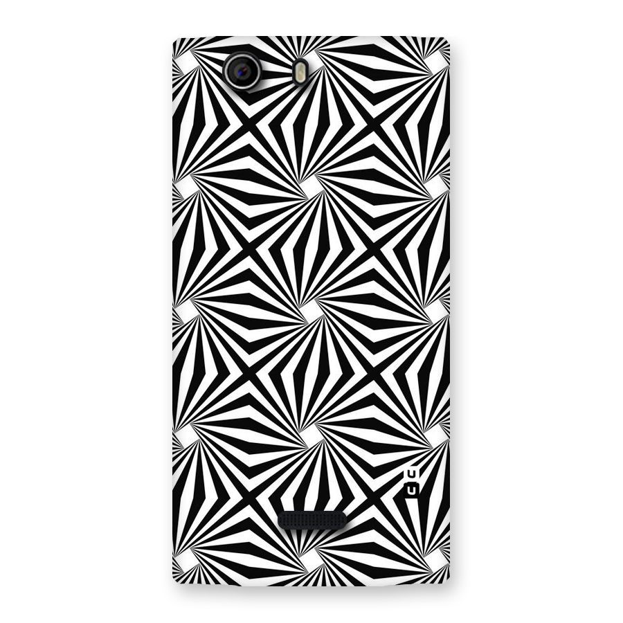 Monochromatic Swirls Back Case for Canvas Nitro 2 E311