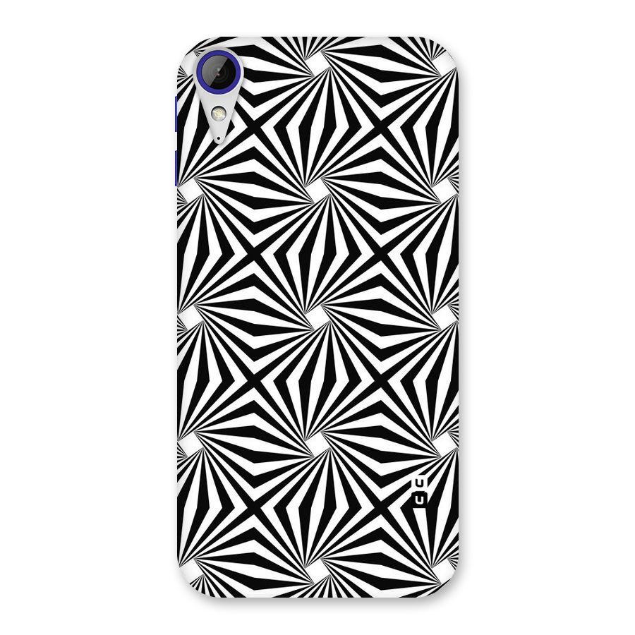 Monochromatic Swirls Back Case for Desire 830