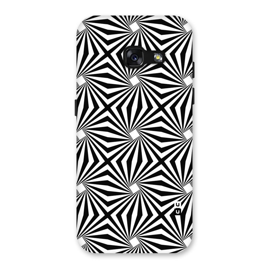 Monochromatic Swirls Back Case for Galaxy A3 (2017)