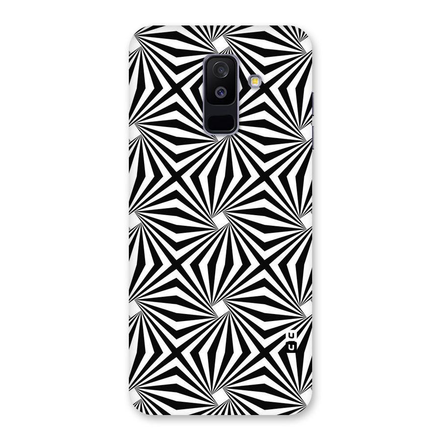 Monochromatic Swirls Back Case for Galaxy A6 Plus