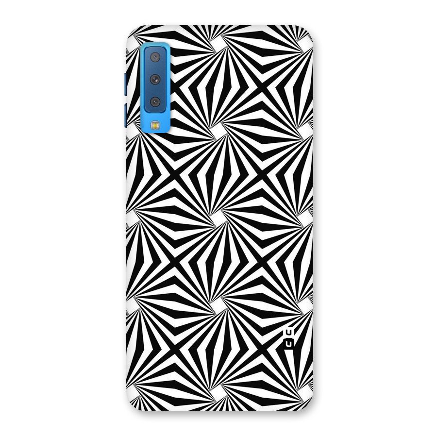 Monochromatic Swirls Back Case for Galaxy A7 (2018)