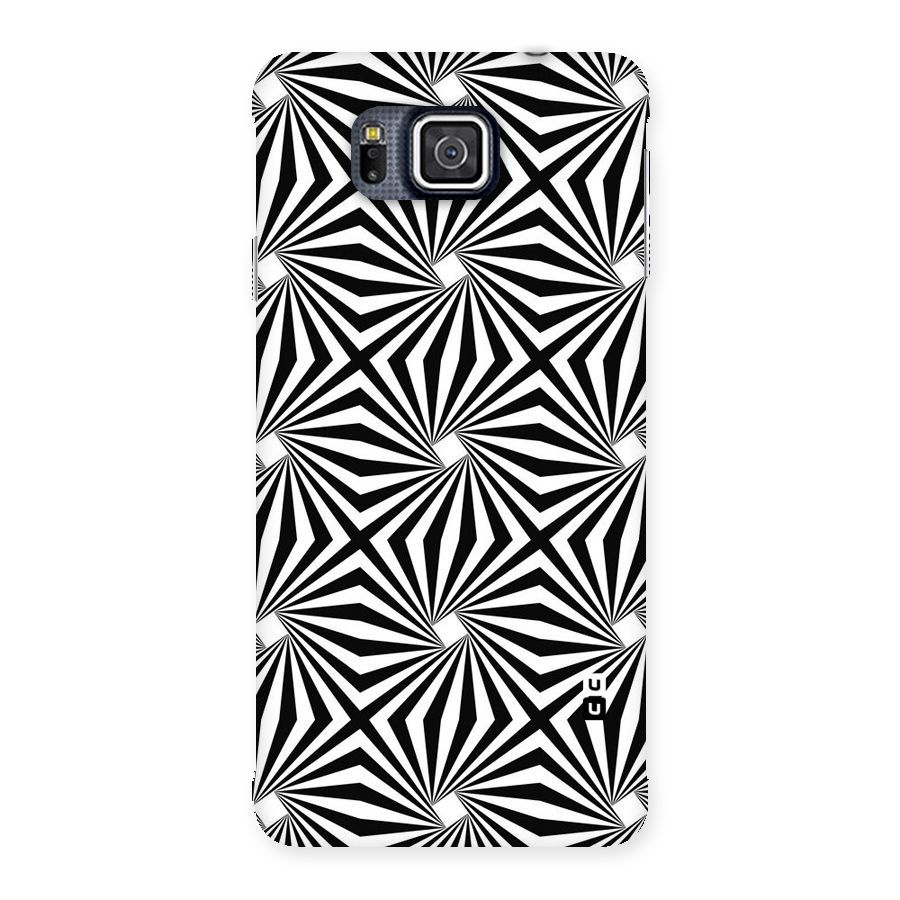 Monochromatic Swirls Back Case for Galaxy Alpha