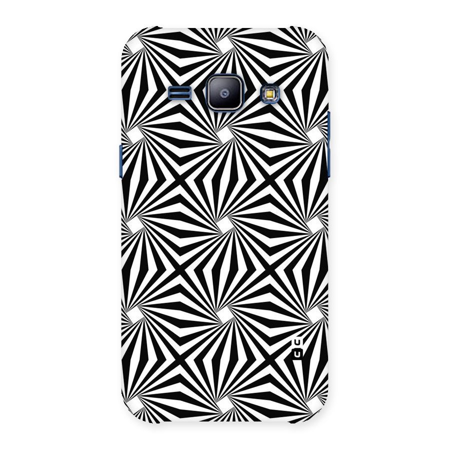 Monochromatic Swirls Back Case for Galaxy J1