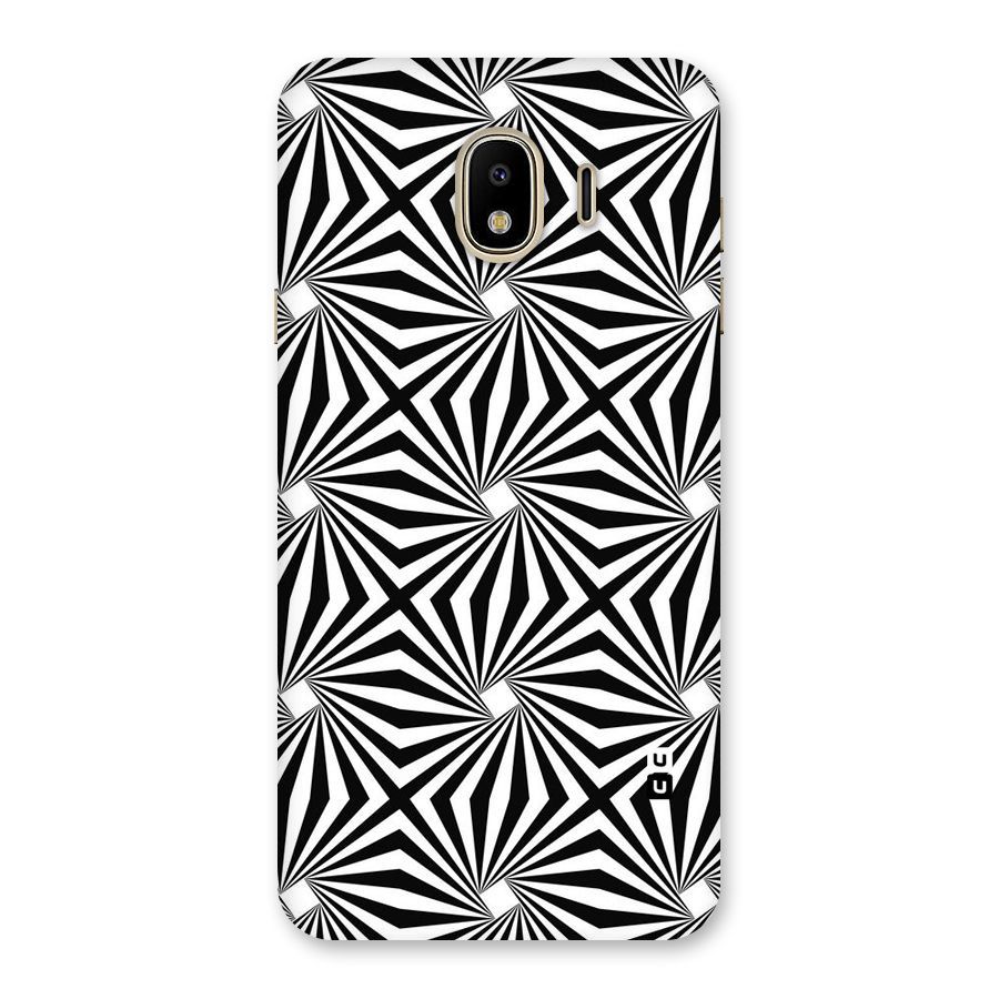Monochromatic Swirls Back Case for Galaxy J4