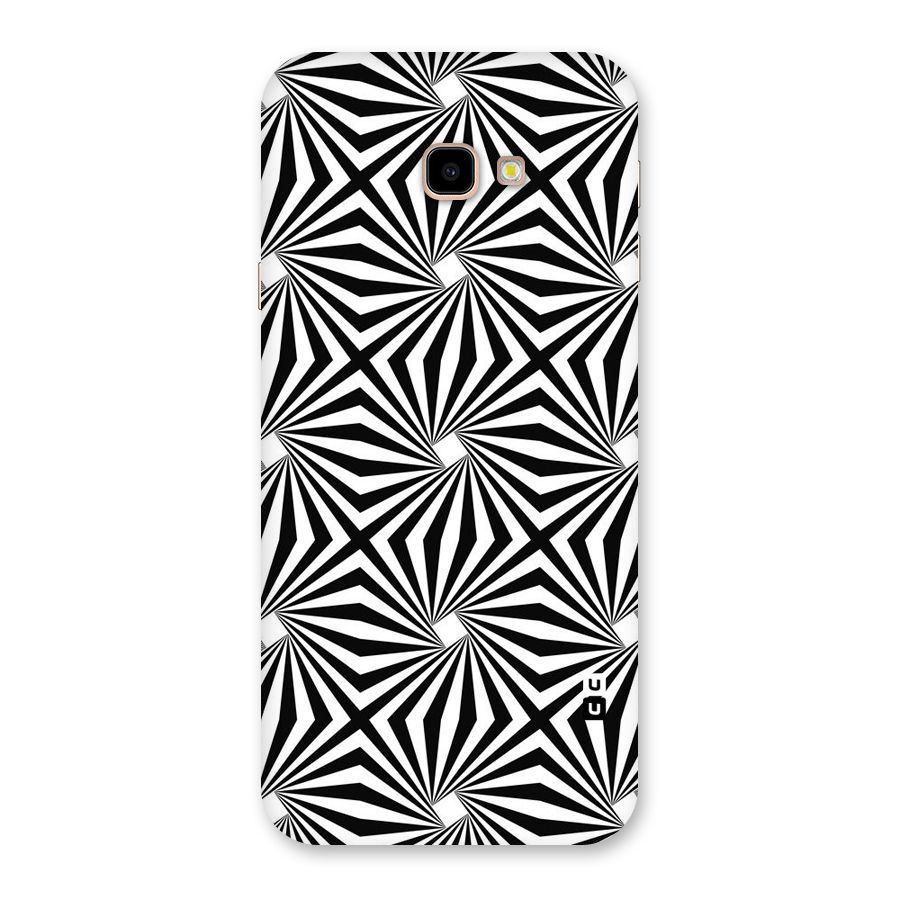Monochromatic Swirls Back Case for Galaxy J4 Plus