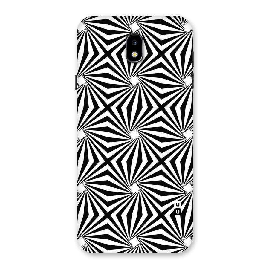 Monochromatic Swirls Back Case for Galaxy J7 Pro