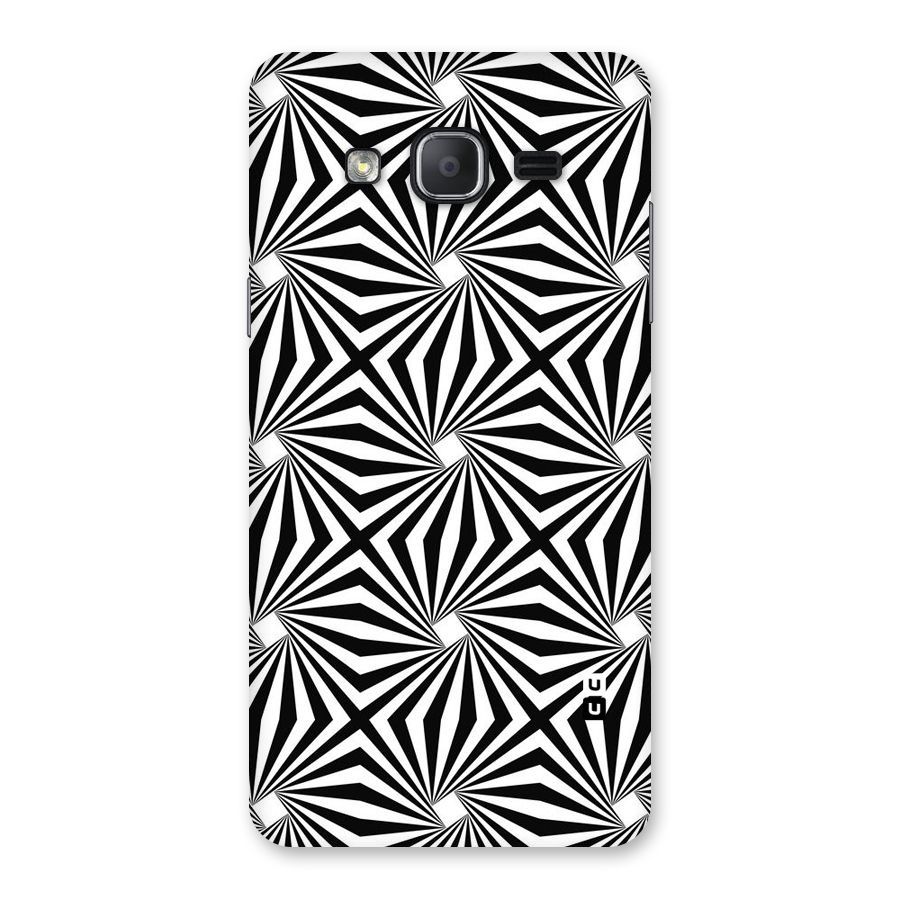 Monochromatic Swirls Back Case for Galaxy On7 2015