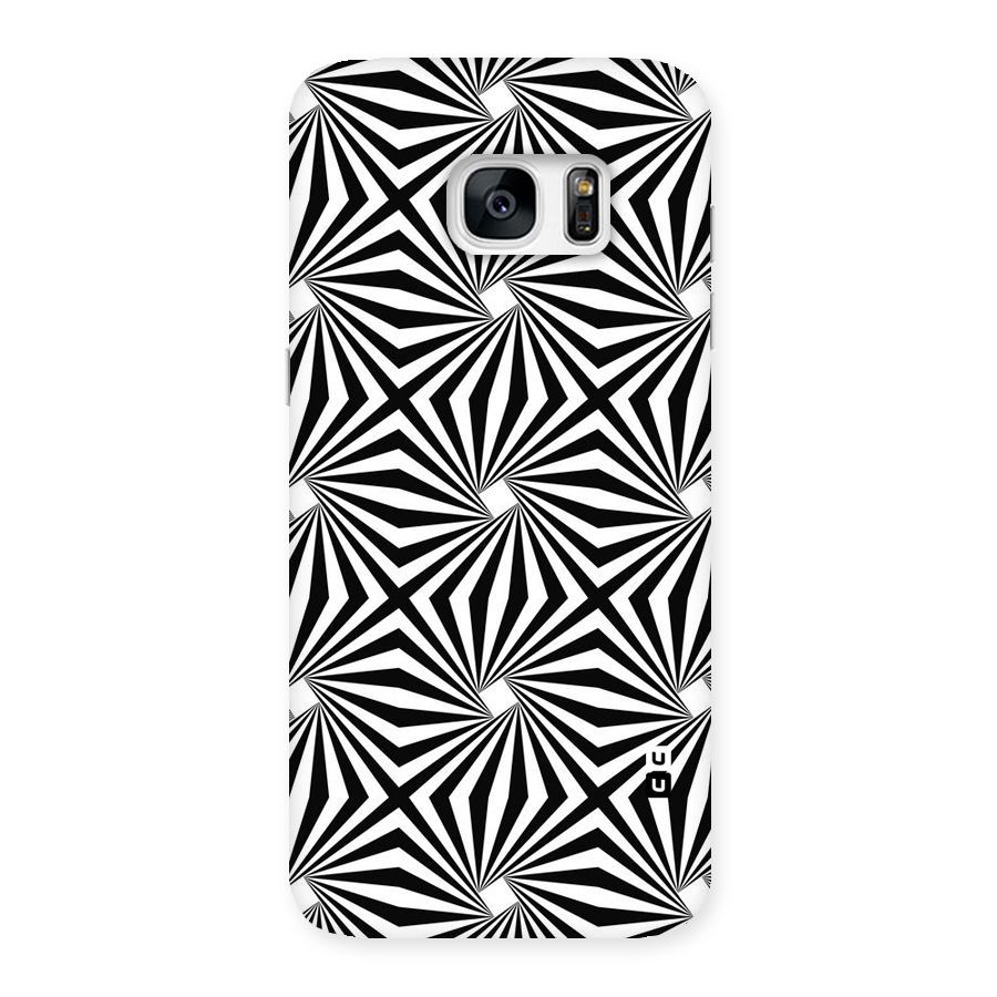 Monochromatic Swirls Back Case for Galaxy S7 Edge