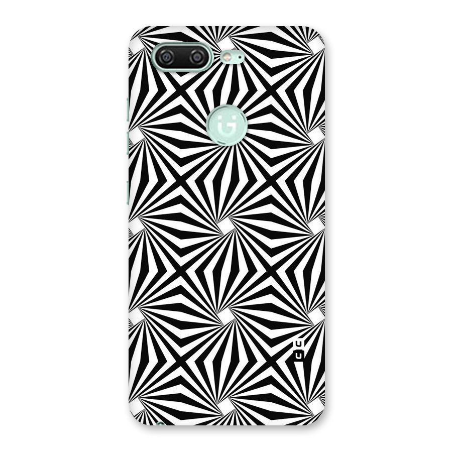 Monochromatic Swirls Back Case for Gionee S10