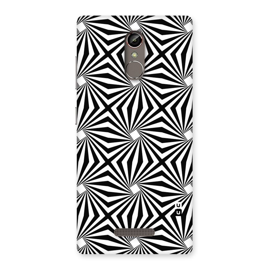 Monochromatic Swirls Back Case for Gionee S6s