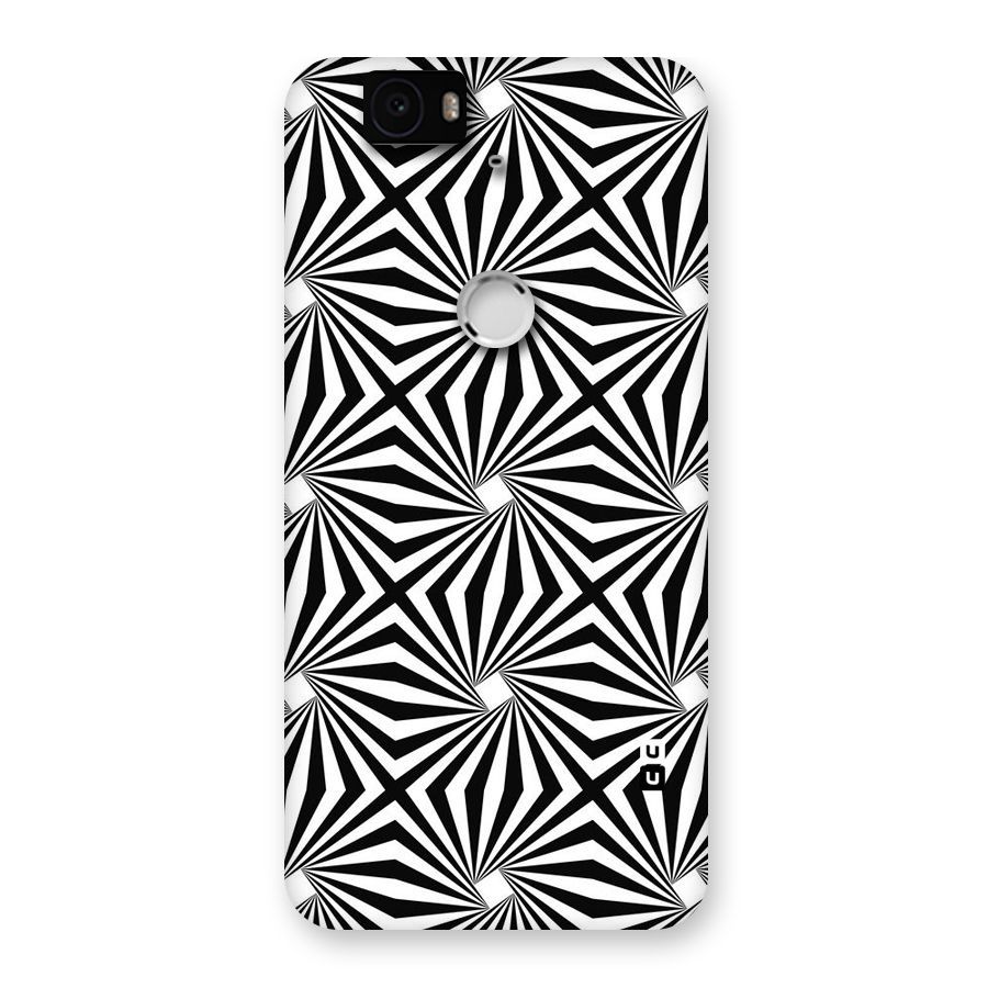 Monochromatic Swirls Back Case for Google Nexus-6P