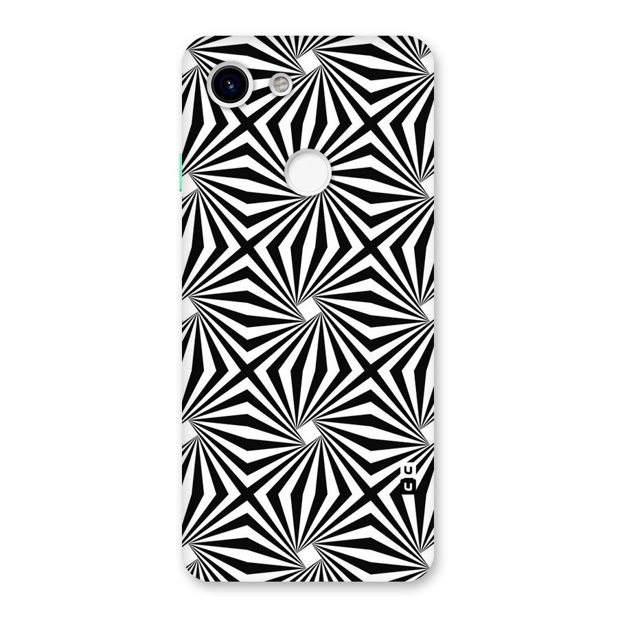Monochromatic Swirls Back Case for Google Pixel 3