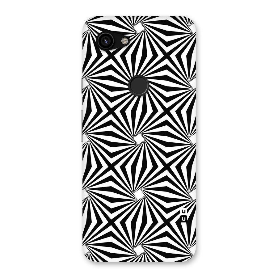Monochromatic Swirls Back Case for Google Pixel 3a