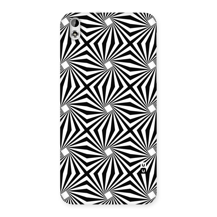 Monochromatic Swirls Back Case for HTC Desire 816g
