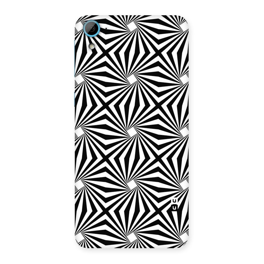 Monochromatic Swirls Back Case for HTC Desire 826