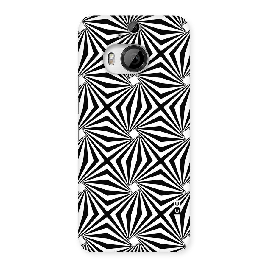 Monochromatic Swirls Back Case for HTC One M9 Plus