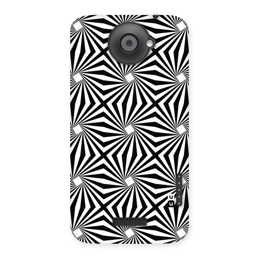 Monochromatic Swirls Back Case for HTC One X