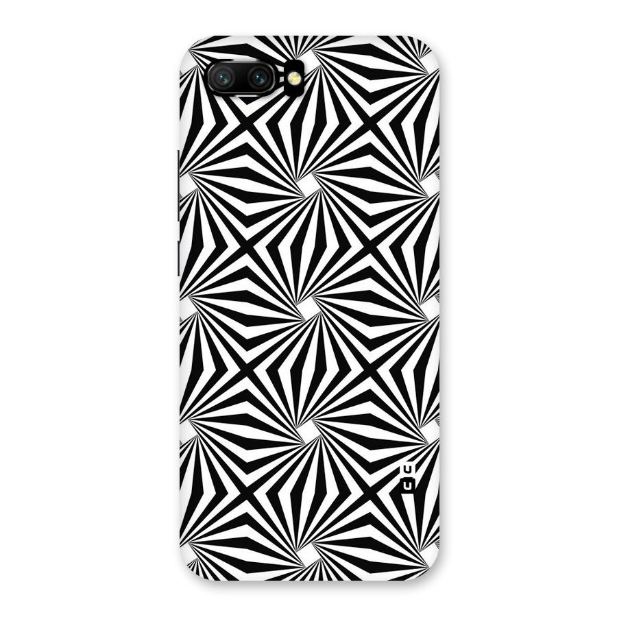 Monochromatic Swirls Back Case for Honor 10