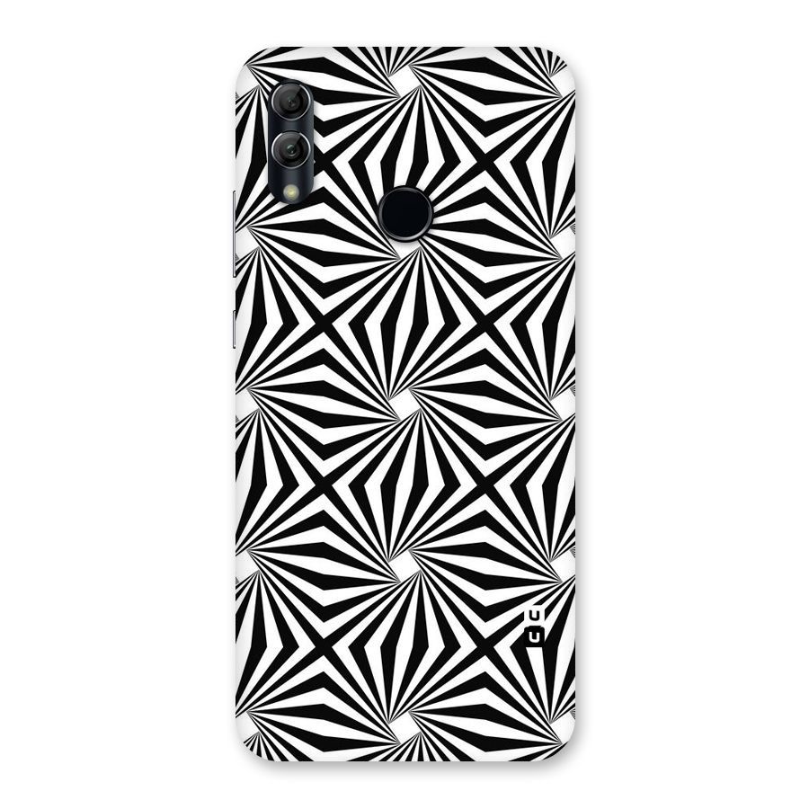 Monochromatic Swirls Back Case for Honor 10 Lite