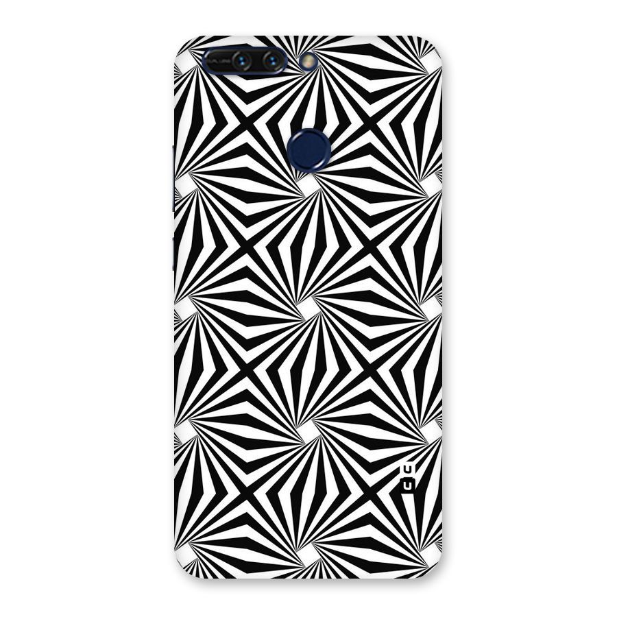 Monochromatic Swirls Back Case for Honor 8 Pro