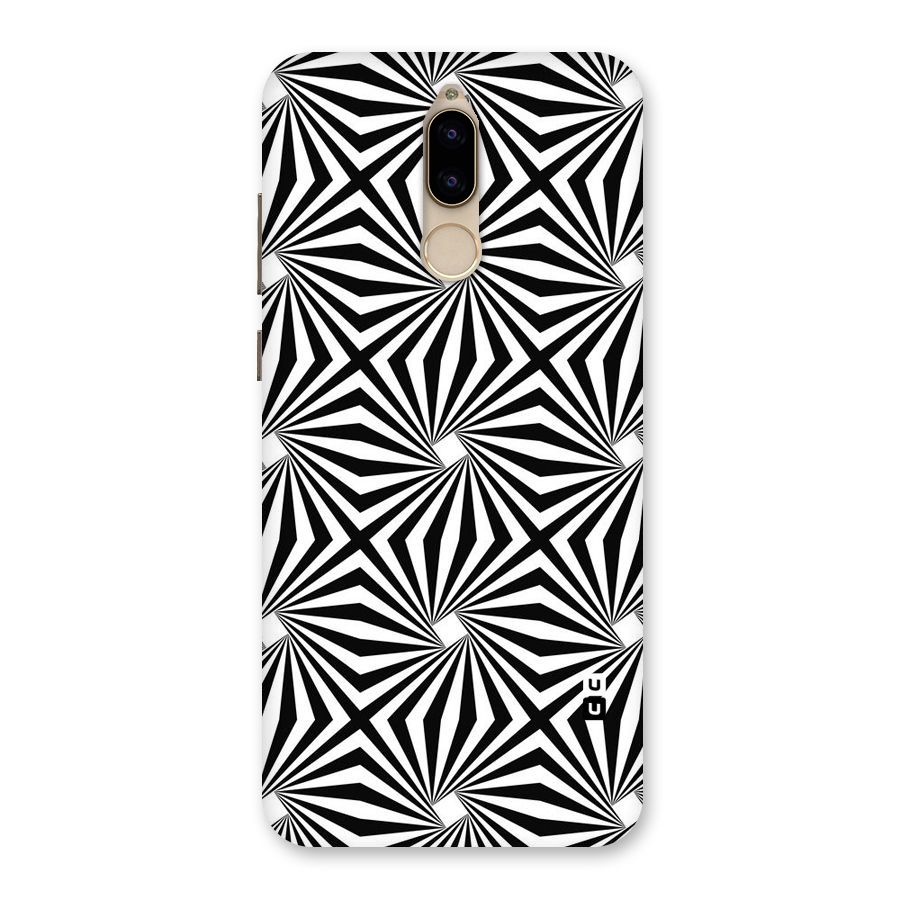 Monochromatic Swirls Back Case for Honor 9i