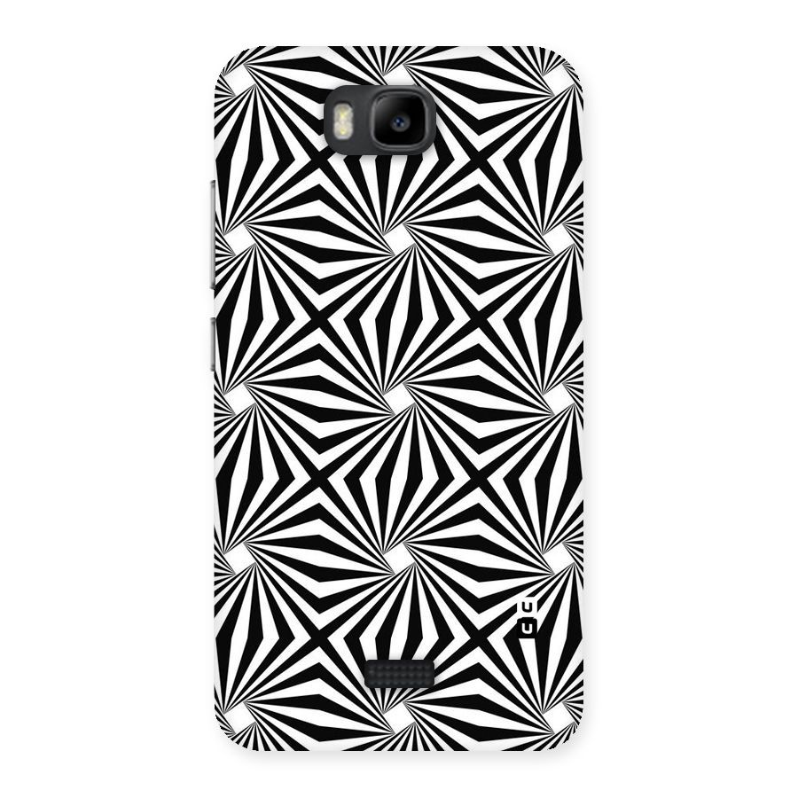 Monochromatic Swirls Back Case for Honor Bee