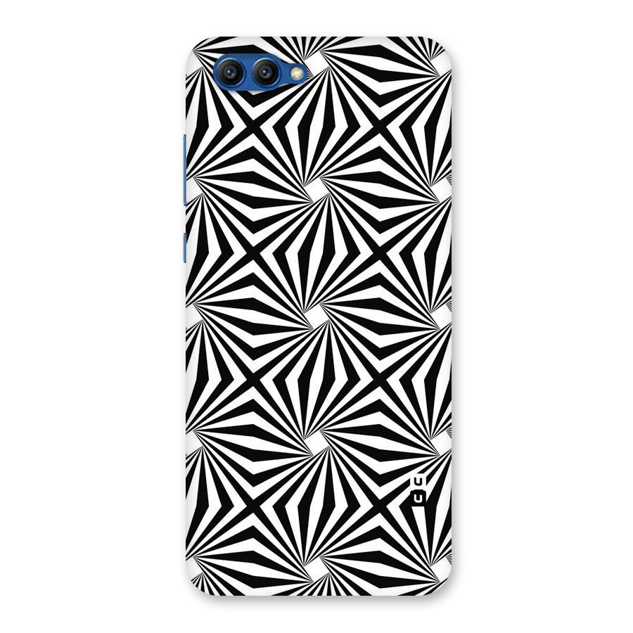 Monochromatic Swirls Back Case for Honor View 10