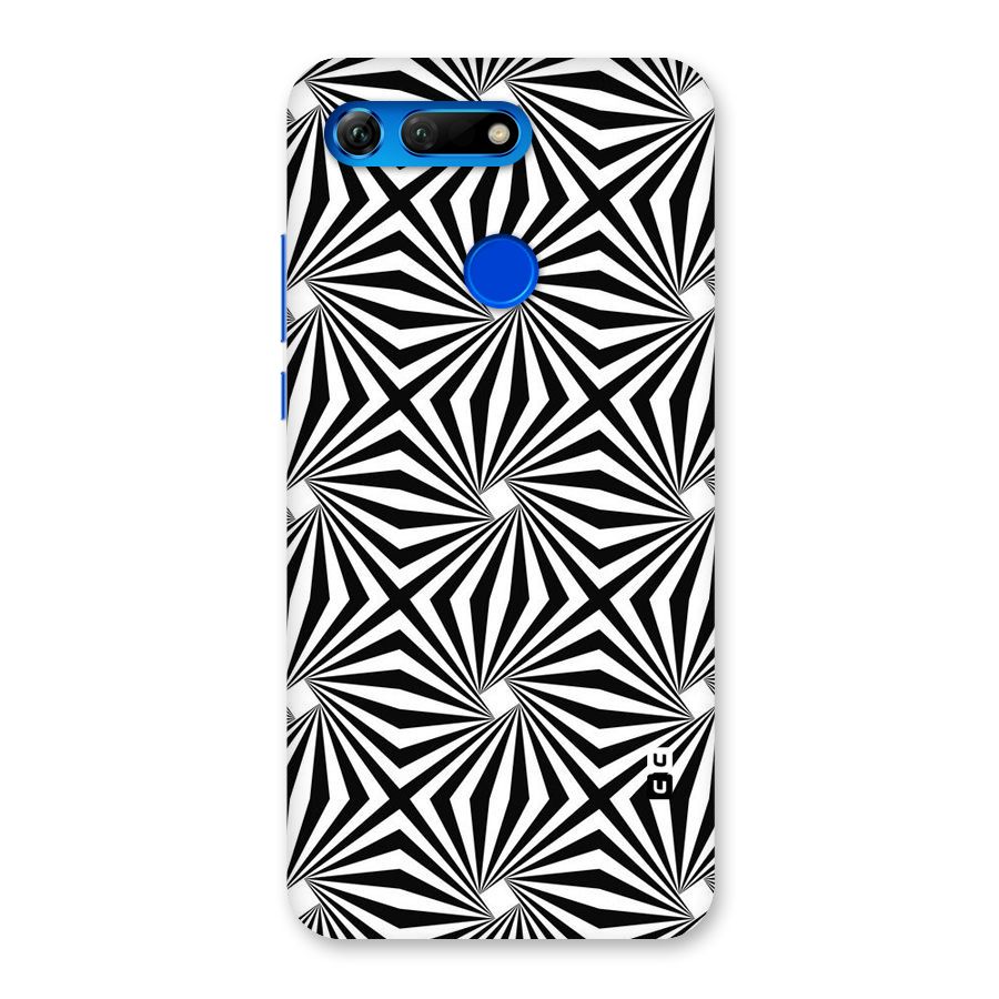 Monochromatic Swirls Back Case for Honor View 20