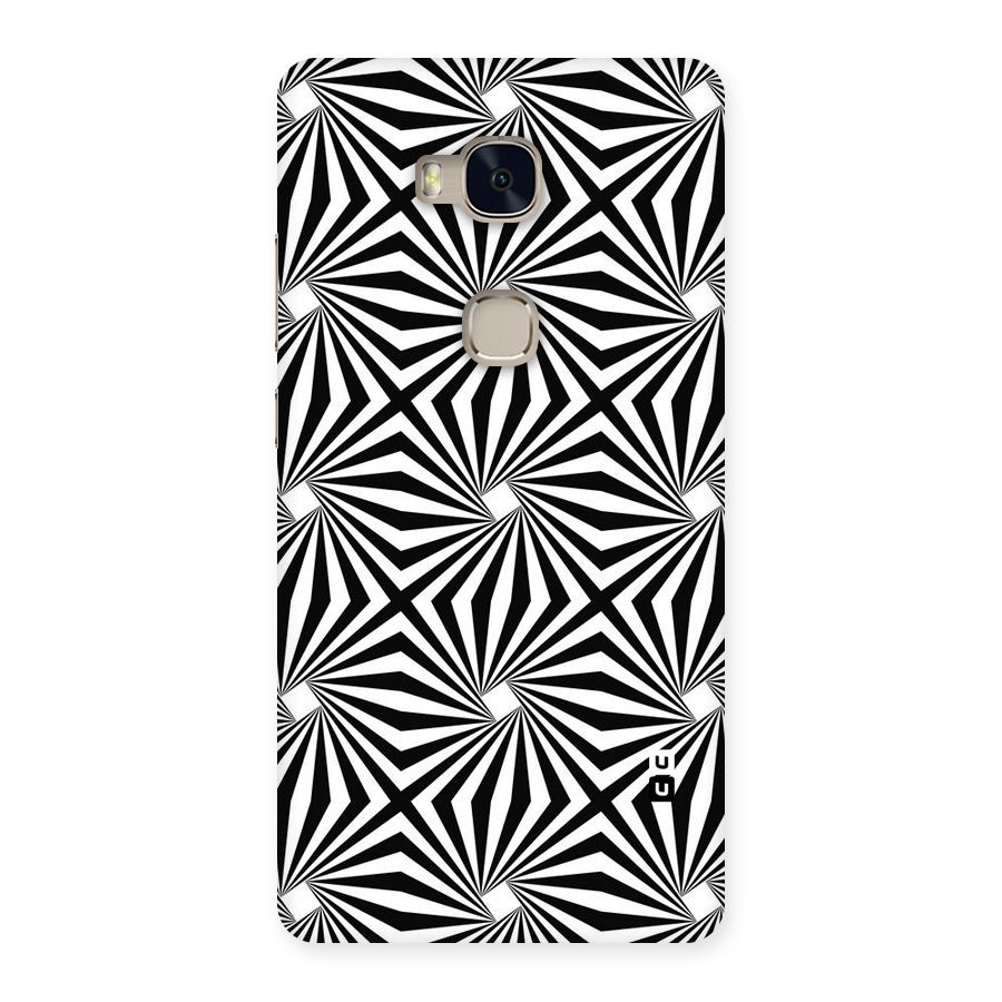 Monochromatic Swirls Back Case for Huawei Honor 5X