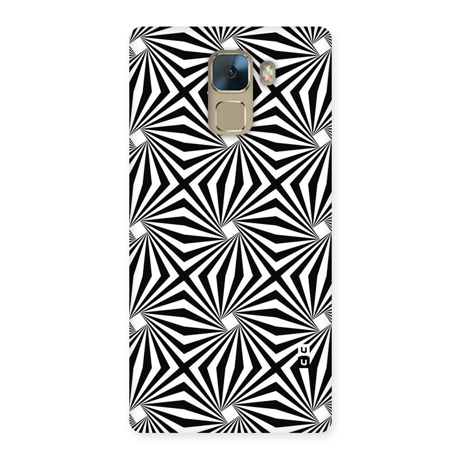 Monochromatic Swirls Back Case for Huawei Honor 7