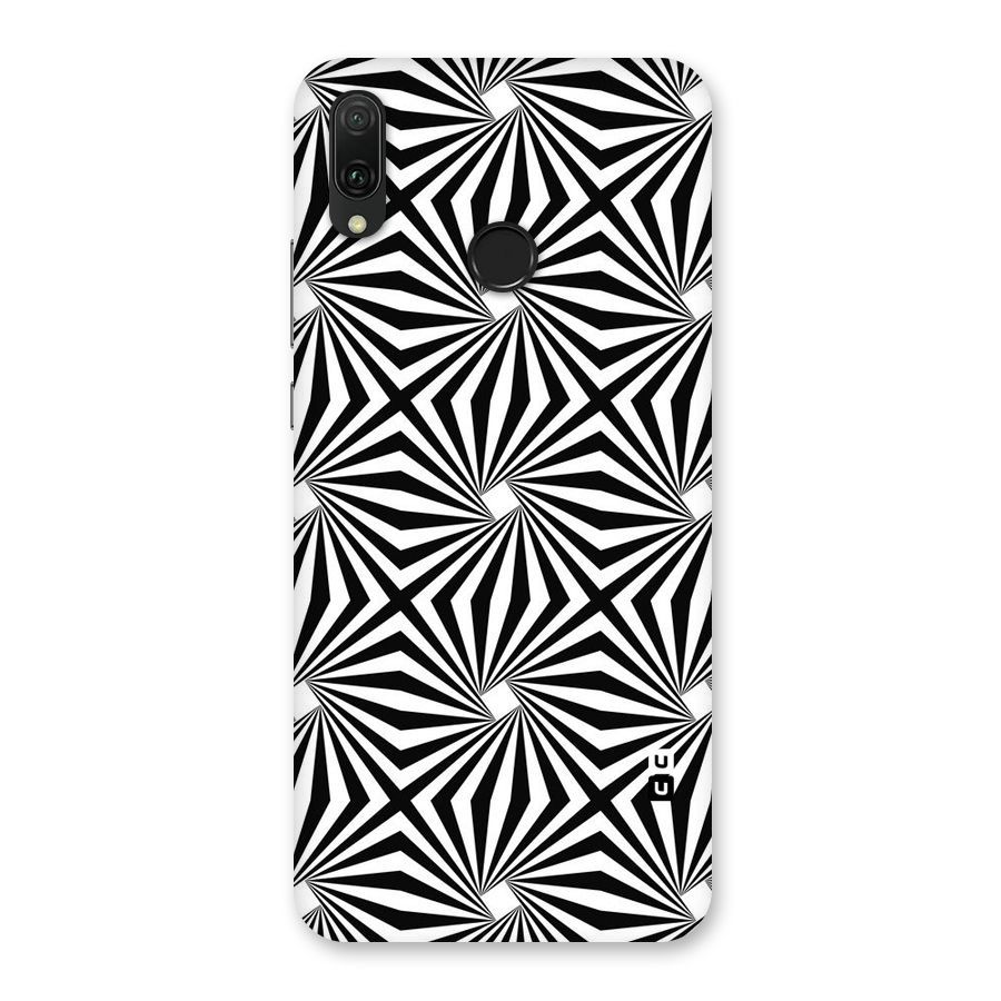Monochromatic Swirls Back Case for Huawei Y9 (2019)