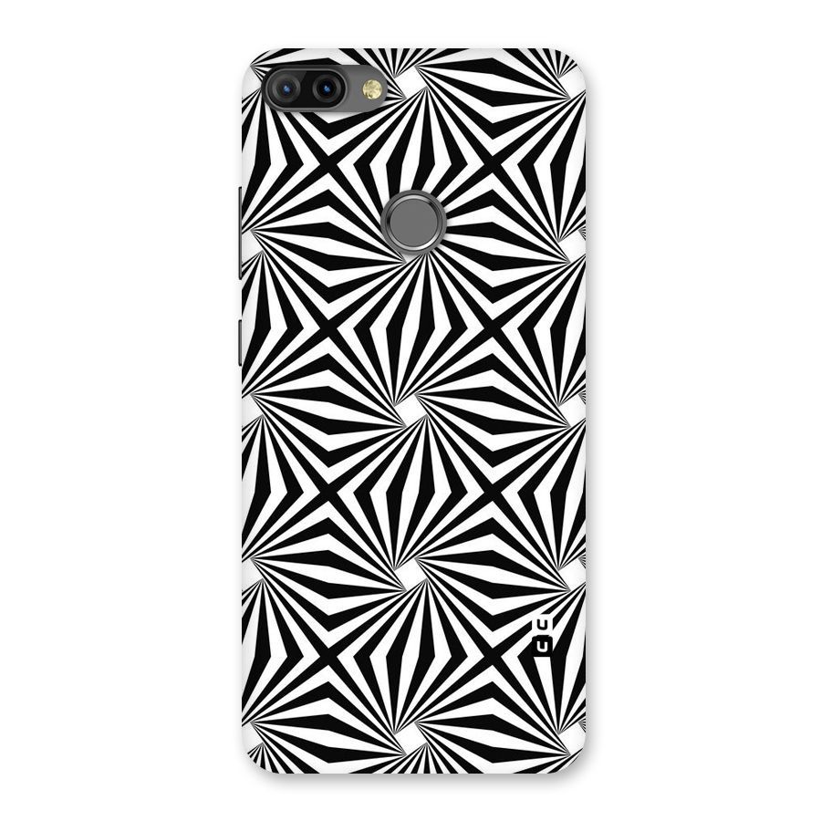 Monochromatic Swirls Back Case for Infinix Hot 6 Pro