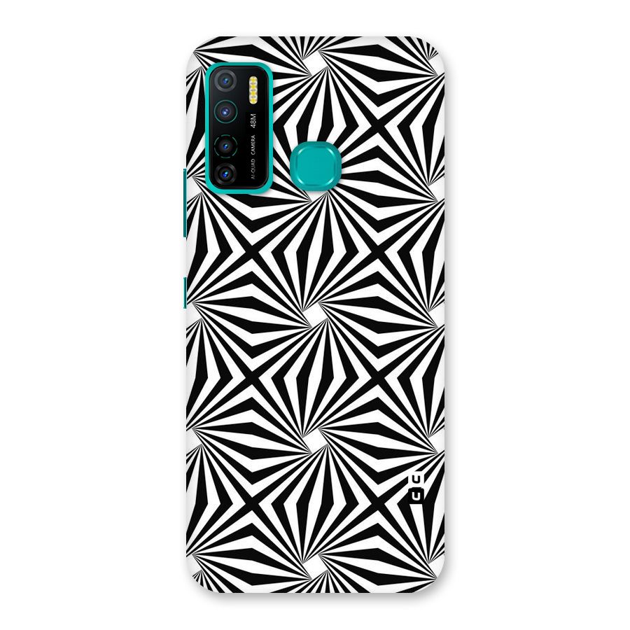 Monochromatic Swirls Back Case for Infinix Hot 9 Pro