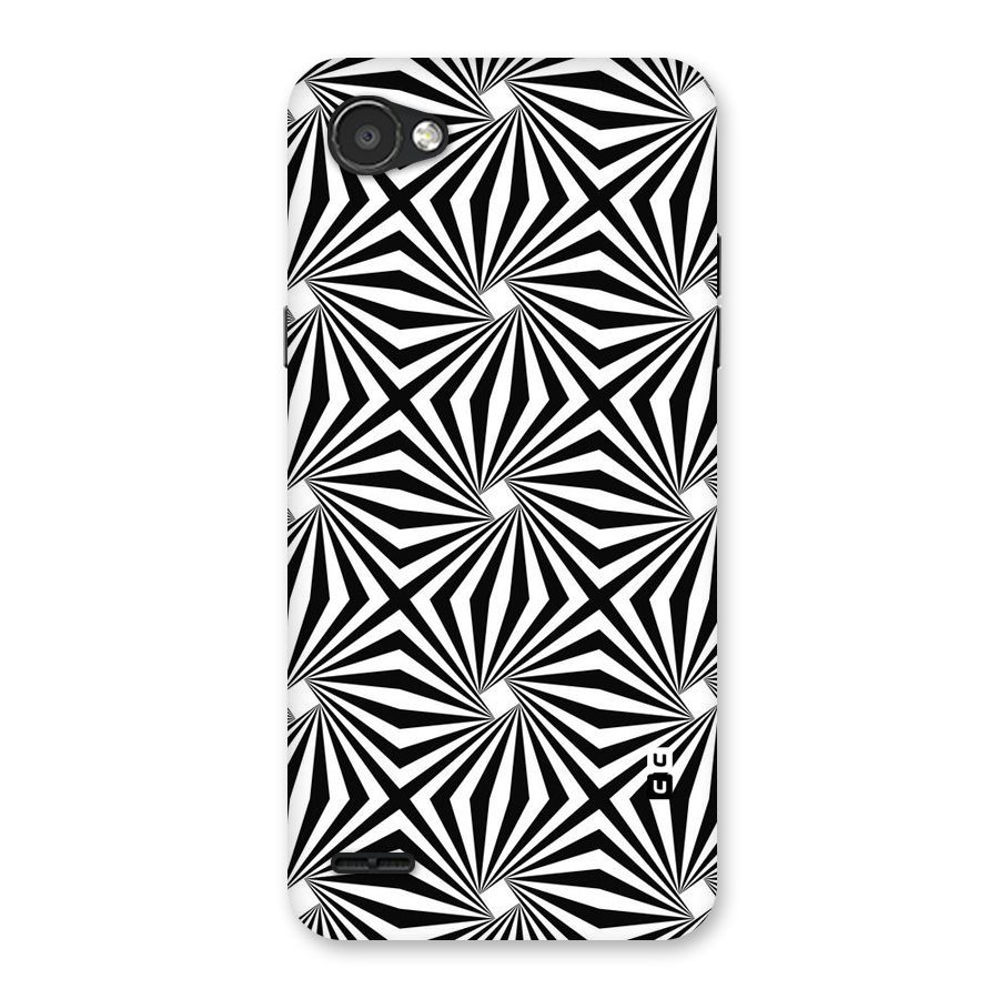 Monochromatic Swirls Back Case for LG Q6