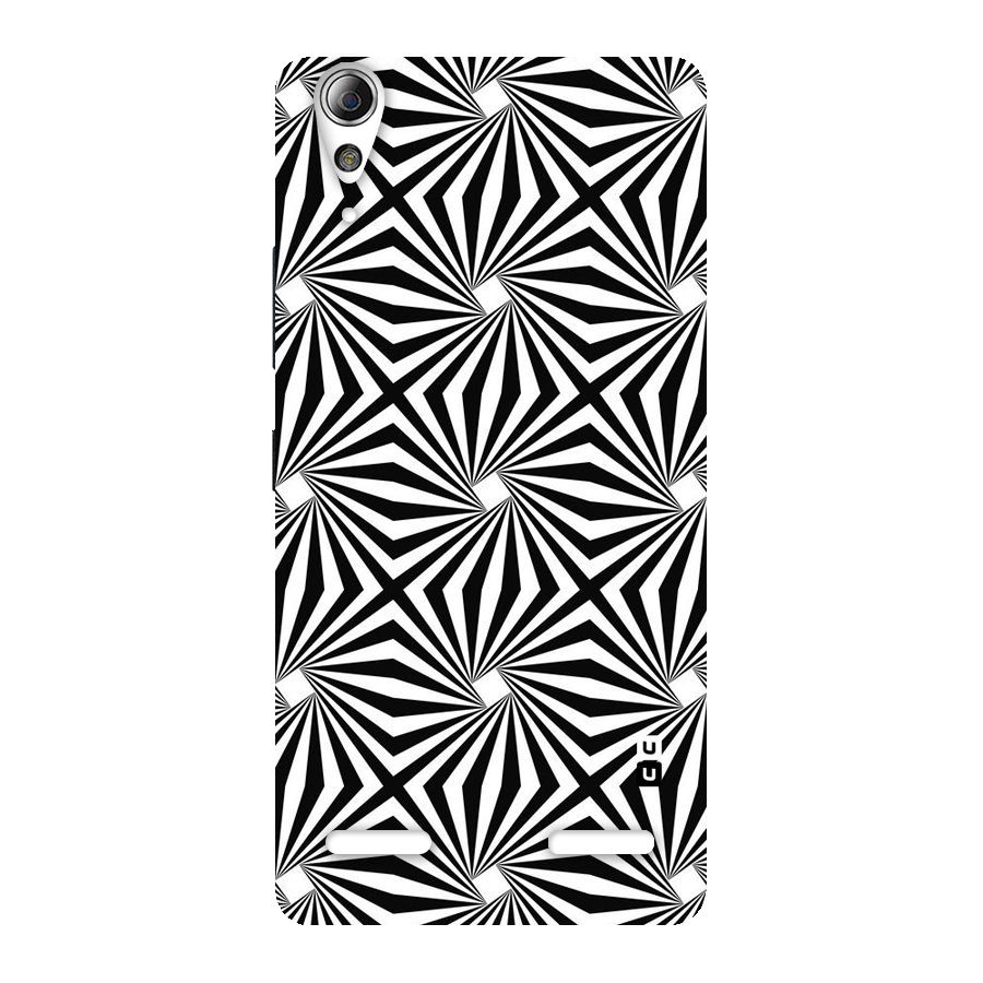 Monochromatic Swirls Back Case for Lenovo A6000 Plus