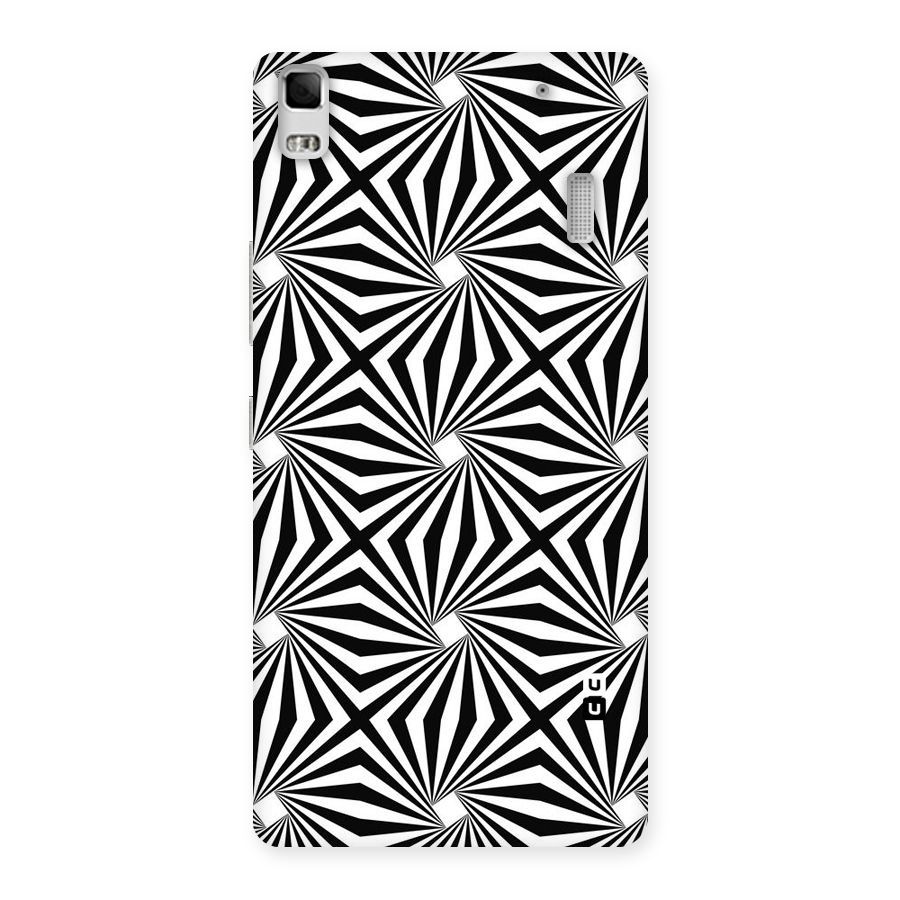 Monochromatic Swirls Back Case for Lenovo K3 Note