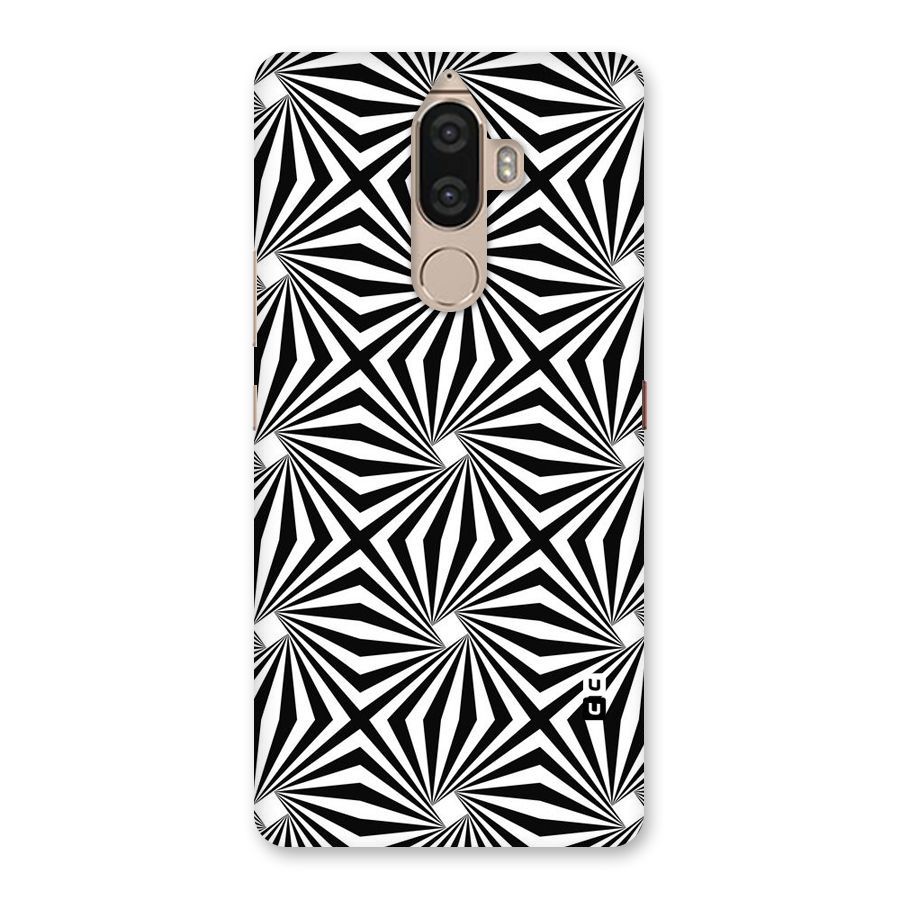 Monochromatic Swirls Back Case for Lenovo K8 Note