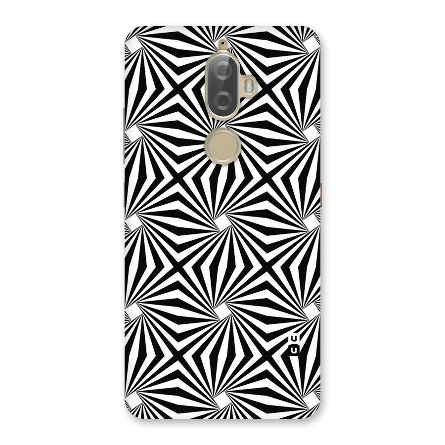 Monochromatic Swirls Back Case for Lenovo K8 Plus
