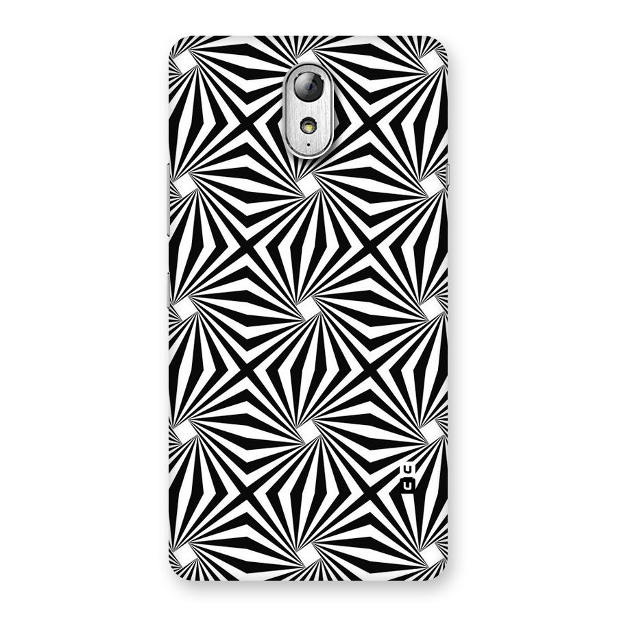 Monochromatic Swirls Back Case for Lenovo Vibe P1M