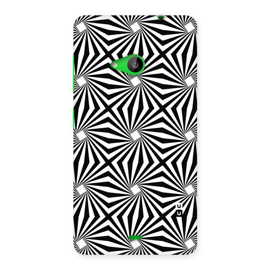 Monochromatic Swirls Back Case for Lumia 535