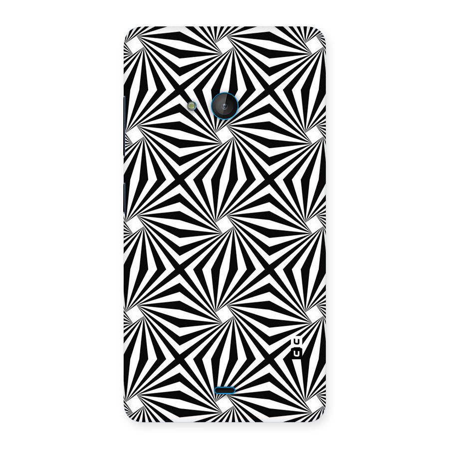 Monochromatic Swirls Back Case for Lumia 540