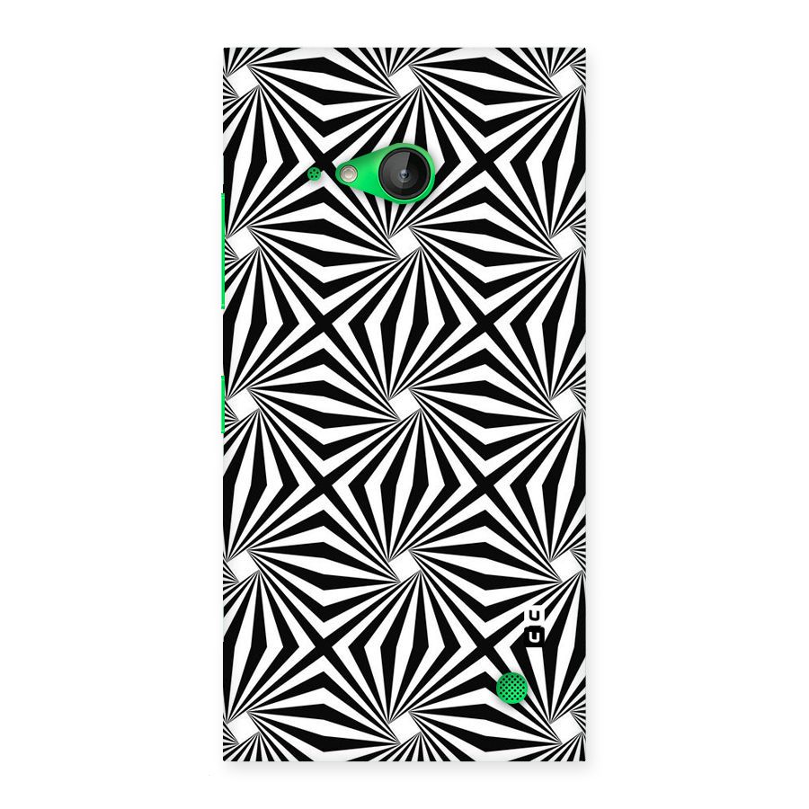 Monochromatic Swirls Back Case for Lumia 730