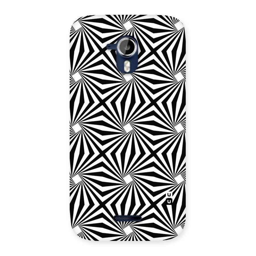 Monochromatic Swirls Back Case for Micromax Canvas Magnus A117