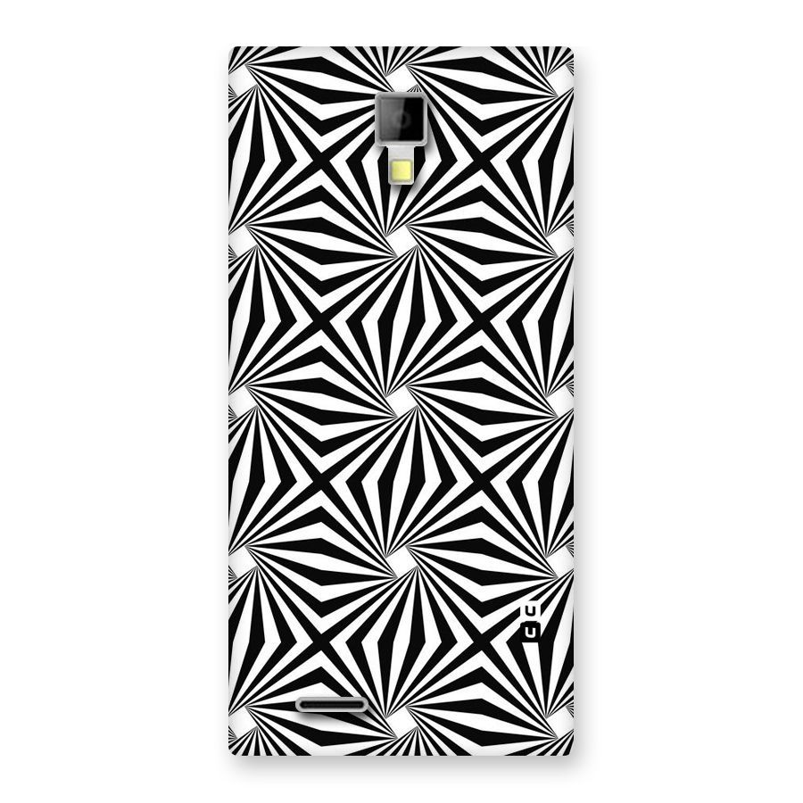 Monochromatic Swirls Back Case for Micromax Canvas Xpress A99
